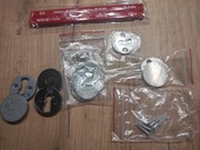 Osłony/rozetki na klucz (klamrowe maskownice) - zestaw 4 szt. + gratis