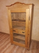 Witryna.Biblioteczka.Oszklona.Drewniana.