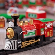 Pociąg Boże Narodzenie dekoracja świąteczna pociąg Mikołaja