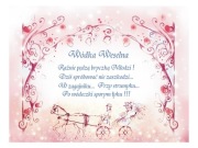 NAKLEJKI NA WÓDKĘ WESELNĄ etykiety na alkohol 50sztuk