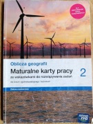 Oblicza Geografii Maturalne karty pracy 2 Zakres rozszerzony 