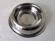 Miska metalowa dla Psa Kota srebrny 0,5 l 