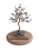 KAMEO Drzewko Szczęścia Fluoryt 11cm (1715)