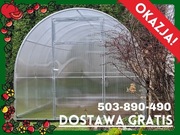 Mocna Szklarnia 2,4x4m poliwęglan 4mm Kościerzyna