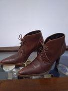 Botki skórzane vintage firmy Coach