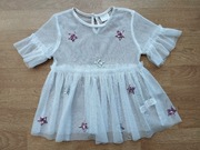 PRZEŹROCZYSTA TUNIKA Z CEKINAMI F&F ROZMIAR 110