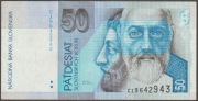 Słowacja 50 koron 1993 - C - Cyryl i Metody