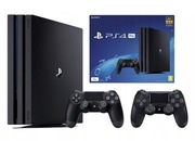 PS4 Pro konsola 1 TB plus 2 pady