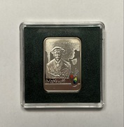 Moneta kolekcjonerska 20 zł Tadeusz Makowski 2005 srebrna farby