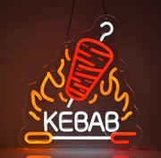 KEBAB NEON SZYLD DONER RESTAURACJA FAST FOOD 