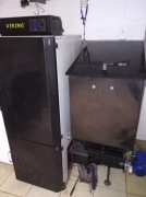 Złom stalowy piec C. O. z podajnikiem