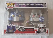 Funko Pop! Transformers Optimus Prime & Megatron 2pack SE