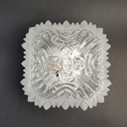 Plafon szklany w kwadracie , oryginalny wzór , stan bardzo dobry