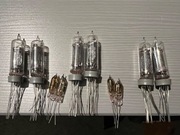 Zestaw Lamp Nowe Nixie IN-16 NOS x6 sztuk + 4 IN-3 Gratis