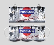 Kubek z nadrukiem NISSAN prezent logo 330ml
