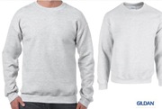Bluza Dresowa Sportowa Uniwersalna HEAVY GILDAN 18000 SZARA Ash M