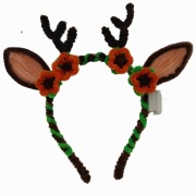 OZDOBNA OPASKA NA GŁOWE LED ŚWIECĄCE UNIWERSALNE