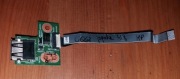 Oryginalny moduł - płytka USB do laptopa HP G62 CQ