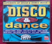 SUPERHITS OF DISCO & DANCE MUSIC 5CD FUN MUSIC 1999