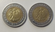 2 monety 5 zł 2018 100 lecie niepodległosci destrukt