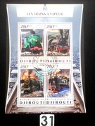 Znaczki , kolej , bloczki stemplowane 31 [ 15 bloczków ]