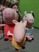 3maskotki Świnka Pepa.