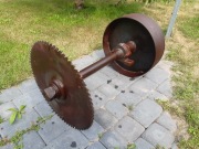 Wałek do krajzega piła cyrkulatka na pas transmisyjny + dodatkowa piła 