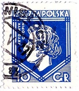 ŚWISŁOCZ. Znaczek Fi 225e. Kasowany.