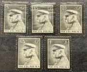 POLSKA Fi.273-5*, 1935r - Wydanie żałobne po śmierci Józefa Piłsudskiego