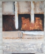 Obraz ręcznie malowany Milla 03 z pracowni Malerifabrikken 100x80cm