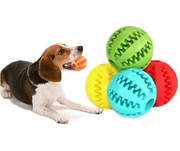 PIŁKA DLA PSA NA PRZYSMAK ZABAWKA GRYZAK GUMOWY