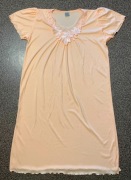 Piękna ozdobna damska koszula nocna z krótkim rękawem rozmiar L !