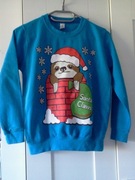 Just Hoods bluza świąteczna Mikołaj 134 140