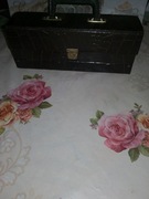 Box walizka retro na kasety magnetofonowe