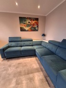 Sofa narożna  Wajnert  Life  morski  turkus
