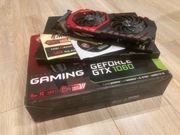 Karta graficzna MSI GTX 1060 Gaming X 6 GB jak nowa
