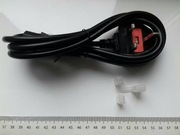 Angielski kabel zasilania 230V 1,8m, 5A, zasilacza PC ATX NOWY z bezpieczni