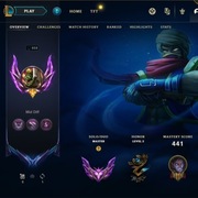 KONTO LOL LEAGUE OF LEGENDS MASTER EUNE