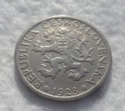 Czechosłowacja I. Republika ČSR 1 korona koruna 1923 KM# 4 Żniwiarka