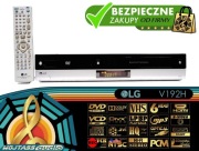 COMBO odtwarzacz LG V192H DVD-HDMI * VHS -SCART VCR LP SP DivX avi MP3