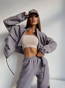 Dres damski , szary, M, ciepły, na zimę