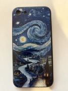 Etui / case do iPhone SE 2020 - „Noc Gwiaździsta” Van Gogh