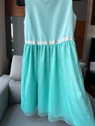 Piękna sukienka Dla Nastolatki morska zieleń, rozmiar 158 cm (12-13 lat)