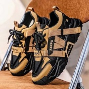 Czarne Sneakersy Sportowe r. 43 Męskie Lekkie Wygodne Buty na co dzień