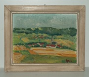 Stary obraz Pejzaż Góry sygnowany 1950