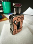 Metalowe nożyczki do cygar w kształcie litery V