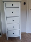 Drewniana komoda Hemnes biała 