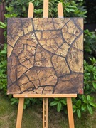 Obraz strukturalny, "Popękana ziemia pustyni"