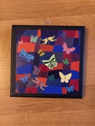 Obraz "Motyle": akryl na płótnie 