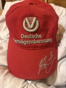 CZAPKA FERRARI VINTAGE M. SCHUMACHER CZAPKA FORMUŁY 1 OFICJALNA F1 CZERWONA
